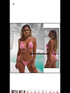 Moda Minx Pink Bikini Set NWT
